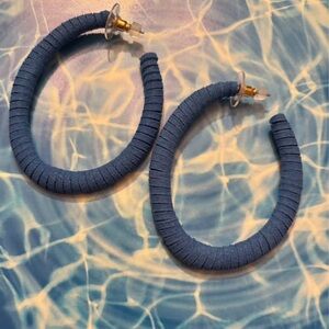 Matilda Jane Blue Hoop Earrings